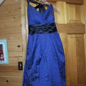 Juniors Snap short blue dress size 11